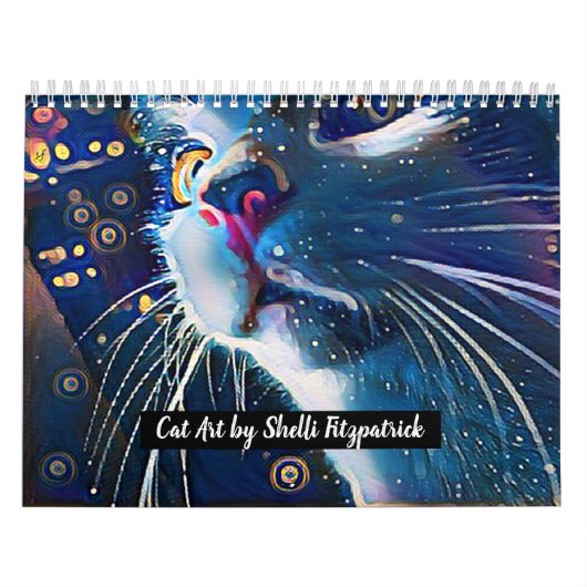 Kat Art van Shelli Fitzpatrick, omdat Katten Kalender (Hoes)