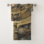 Kat astronaut cyberpunk kunst bad handdoek (Insitu)