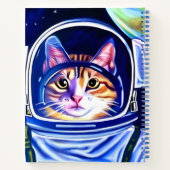 Kat Astronaut in Space Journal Notitieboek (Achterkant)