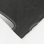 Kat astronaut in zwart-wit. fleece deken (Hoek)