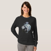 Kat Astronaut Kat in de Ruimte T-shirt (Voorkant volledig)