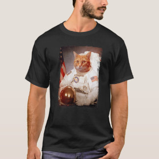 Kat Astronaut Maan Ruimte Missie Dier Astronaut T-shirt