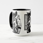 Kat Astronaut Mok (Voorkant links)
