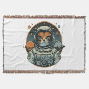 Kat-astronaut op Asteroïden Deken
