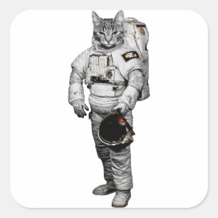 Kat Astronaut Sticker