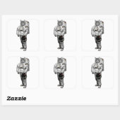 Kat Astronaut Sticker (Vel)
