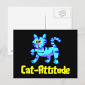 Kat-Attitude Briefkaart (Voorkant / Achterkant)