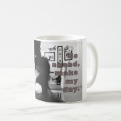 Kat Attitude - Ga vooruit en maak mijn dagelijkse Koffiemok (Voorkant rechts)