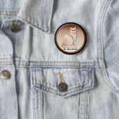 Kat Attitude Ronde Button 5,7 Cm (In situ)