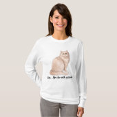 Kat Attitude T-shirt (Voorkant volledig)