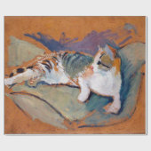 Kat, Augustus Macke Wrapping Paper Cadeaupapier (Vlak)