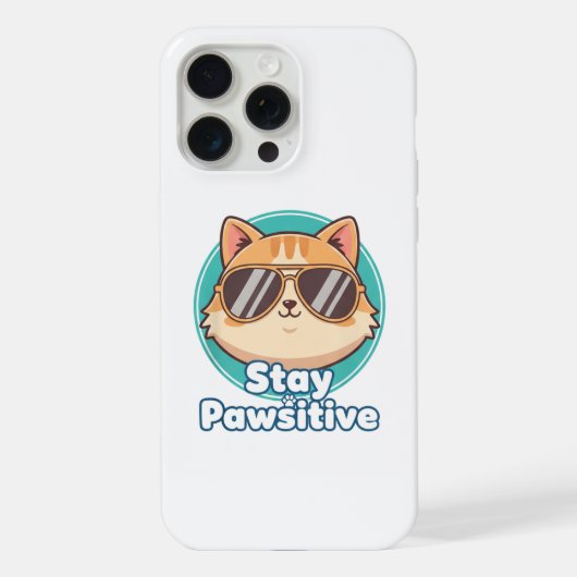 Kat Aviator Zonnebril iPhone 15 pro max Hoesje (Achterkant)