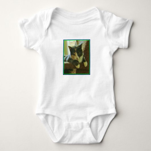 Kat Baby Jersey Bodysuit (Voorkant)