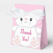 Kat Baby shower Kat Roze Bedankdoosjes (Voorkant Zijde)