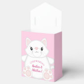 Kat Baby shower Kat Roze Bedankdoosjes (Geopend)