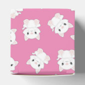 Kat Baby shower Kat Roze Bedankdoosjes (Bovenkant)
