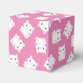 Kat Baby shower Kat Roze Bedankdoosjes (Achterkant)