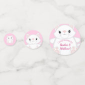 Kat Baby shower Kat Roze Confetti (Achterkanten)