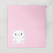 Kat Baby shower Kat Roze Plaatskaartje (Buitenkant ongevouwen)