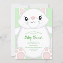 Kat Baby Shower Kitty Groen