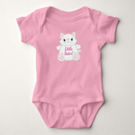Kat Baby Shower Kitty Roze Romper