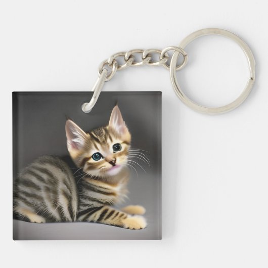 Kat baby sleutelhanger (Achterkant)