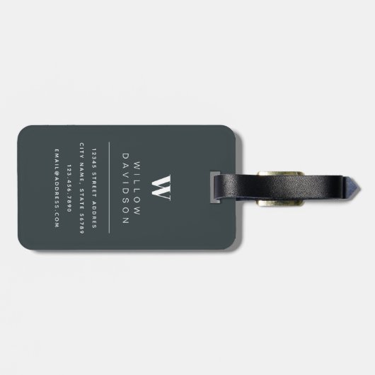 Kat Bagagelabel (Achterkant horizontaal)