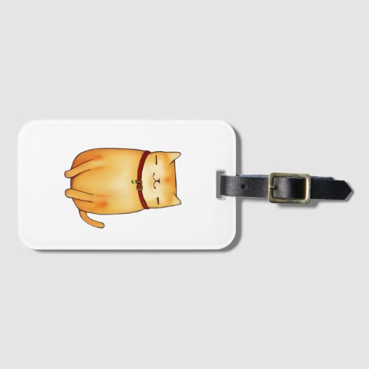 Kat Bagagelabel (Voorkant (horizontaal))