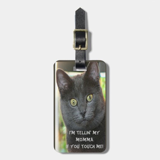 Kat Bagagelabel (Voorkant verticaal)