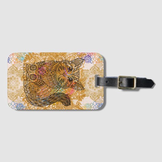 Kat Bagagelabel (Voorkant (horizontaal))