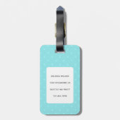 Kat Bagagelabels (Achterkant verticaal)