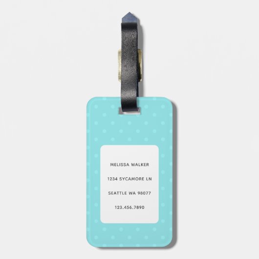 Kat Bagagelabels (Achterkant verticaal)