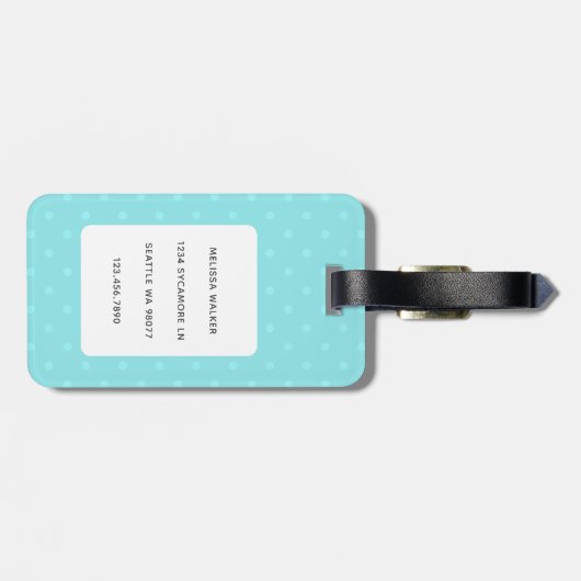 Kat Bagagelabels (Achterkant horizontaal)