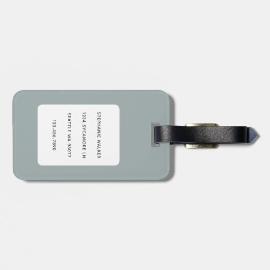 Kat Bagagelabels (Achterkant horizontaal)