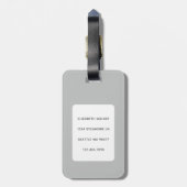 Kat Bagagelabels (Achterkant verticaal)