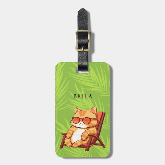 Kat Bagagelabels (Voorkant verticaal)