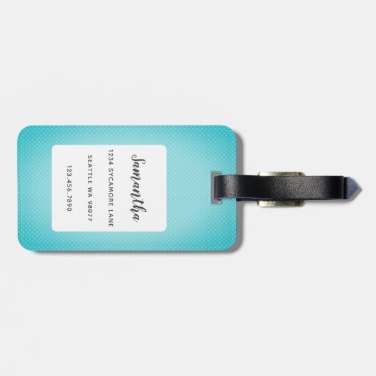 Kat Bagagelabels (Achterkant horizontaal)