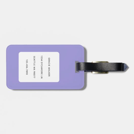 Kat Bagagelabels (Achterkant horizontaal)