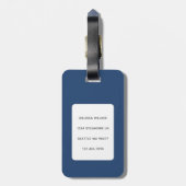 Kat Bagagelabels (Achterkant verticaal)