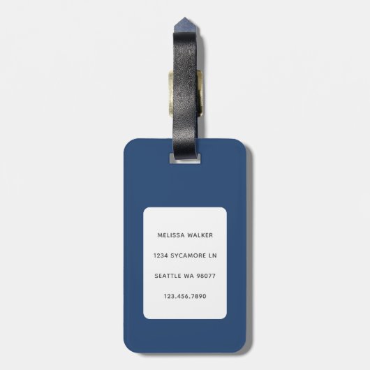 Kat Bagagelabels (Achterkant verticaal)