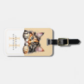 Kat Bagagelabels (Voorkant horizontaal)