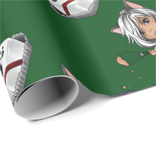 Kat-bakpapier Cadeaupapier (Rol Hoek)