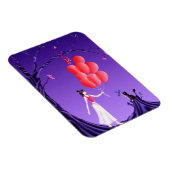 Kat & Ballerina bij Midnight Tree Magneet (Rechterzijde)
