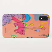 Kat ballonnen Case-Mate iPhone case (Achterkant (horizontaal))