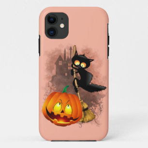 Kat Bang Door Pompoen Fun Halloween Karakter Case-Mate iPhone Case