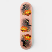 Kat Bang Door Pompoen Fun Halloween Karakter Persoonlijk Skateboard (Voorkant)