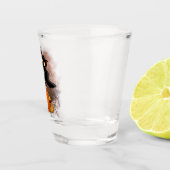 Kat Bang Door Pompoen Fun Halloween Karakter Shot Glas (Rechts)