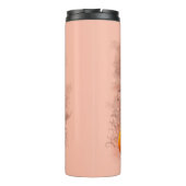 Kat Bang Door Pompoen Fun Halloween Karakter Thermosbeker (Achterkant)