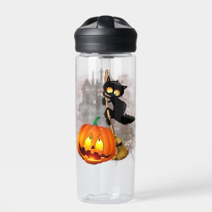 Kat Bang Door Pompoen Fun Halloween Karakter Waterfles