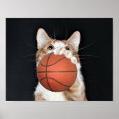 Kat basketbal poster (Voorkant)